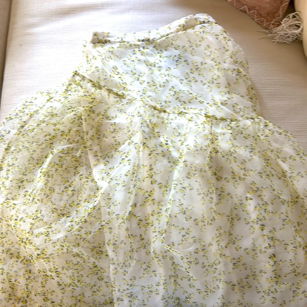 ASOS hight waist midi floral skirt